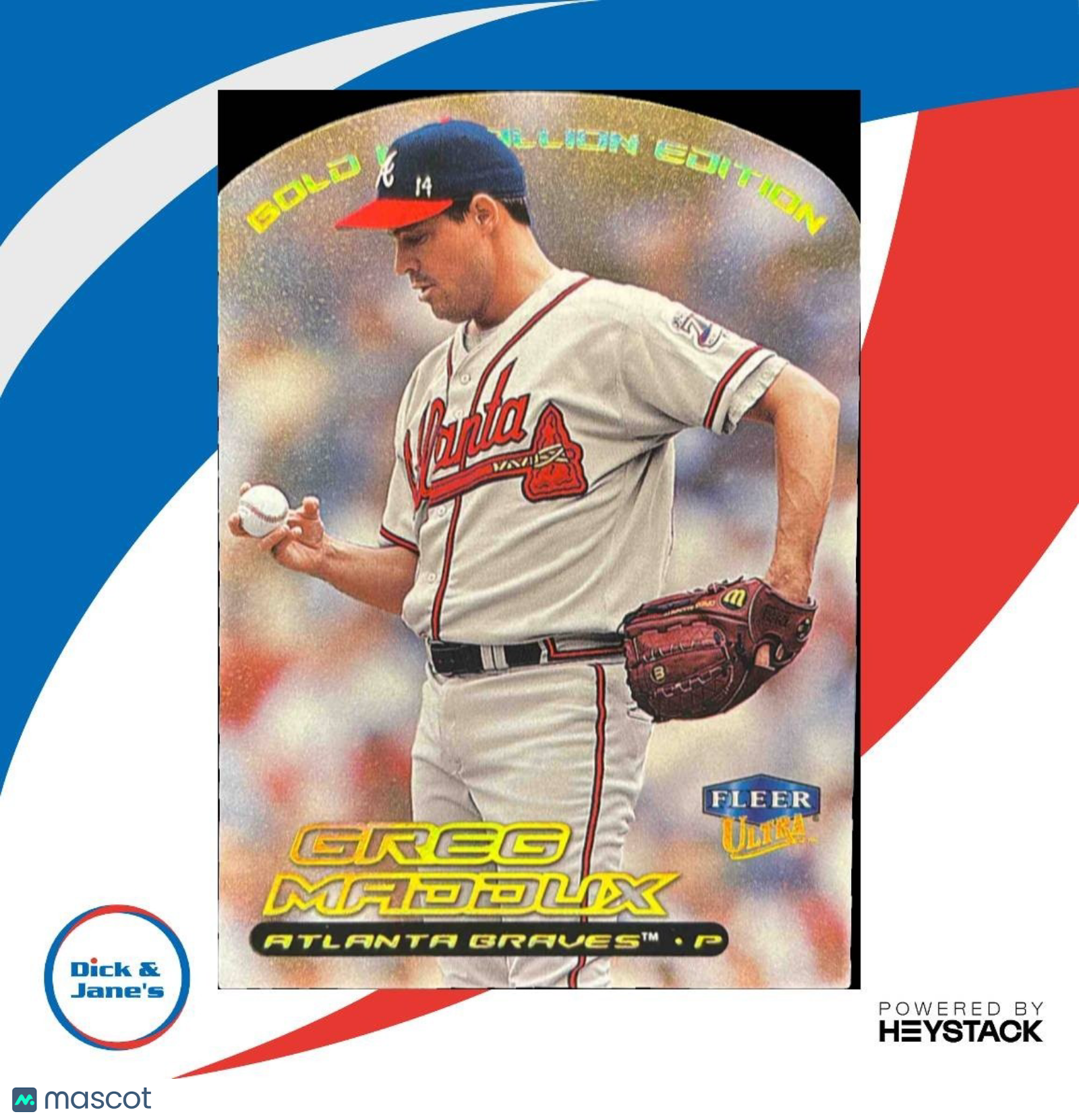 2000 Fleer Ultra Greg Maddux Gold Medallion #230G Atlanta Braves