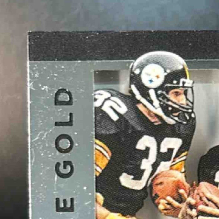 2015 Panini Black Gold Franco Harris Terry Bradshaw Ben Roethlisberger /99