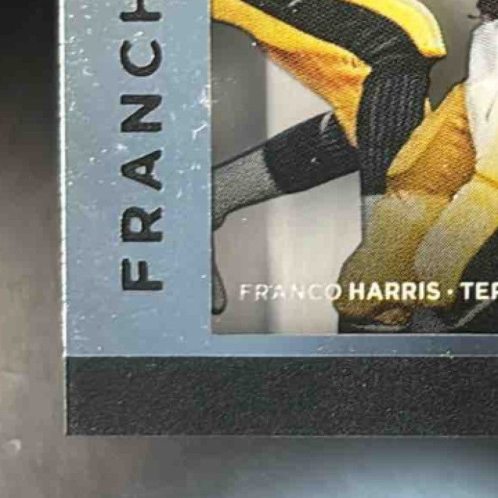 2015 Panini Black Gold Franco Harris Terry Bradshaw Ben Roethlisberger /99