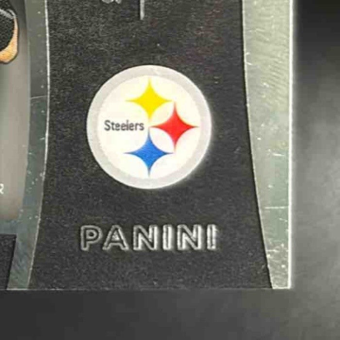 2015 Panini Black Gold Franco Harris Terry Bradshaw Ben Roethlisberger /99