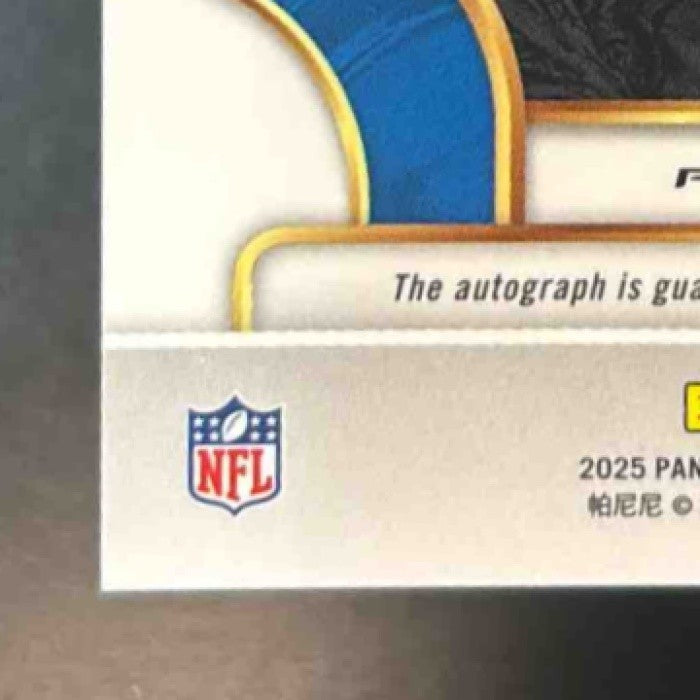 2025 Panini Select Jack Fox Signatures Refractor #SIP-JFX Auto Detroit Lions