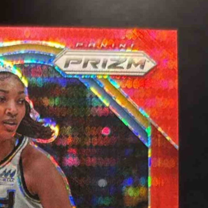 2025 Panini WNBA Prizm Angel Reese Red Pulsar Prizms 215/299 #92 Chicago Sky