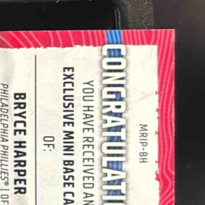 2023 Topps Rip Bryce Harper Mini Orange 6/60 #MRIP-BH Philadelphia Phillies