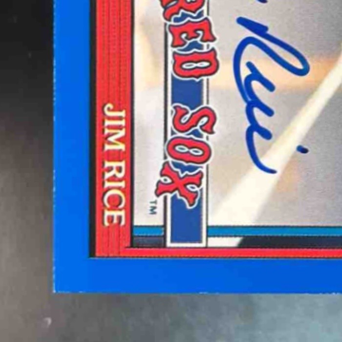 2026 Topps Jim Rice 1991 Auto Blue 57/150 #91A-JRI Boston Red Sox