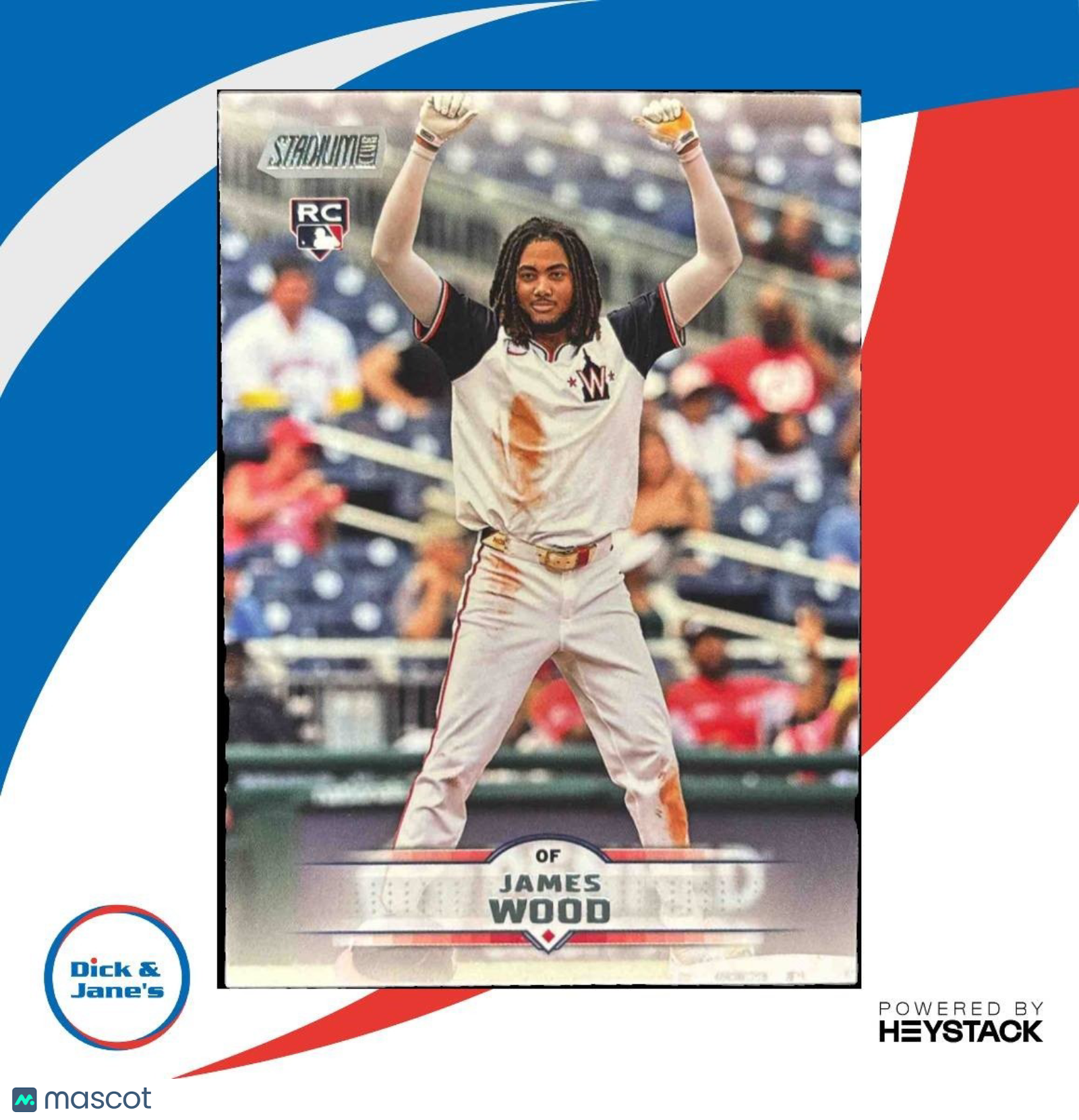 2025 Topps Stadium Club James Wood #175 RC Washington Nationals