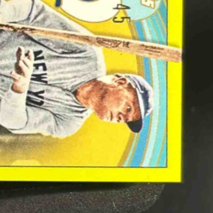 2022 Topps Rip Babe Ruth Mini Chartreuse 28/45 #MRIP-BR New York Yankees