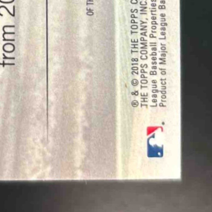 2018 Topps Mike Trout Players Weekend Patch #PWP-MT Los Angeles Angels