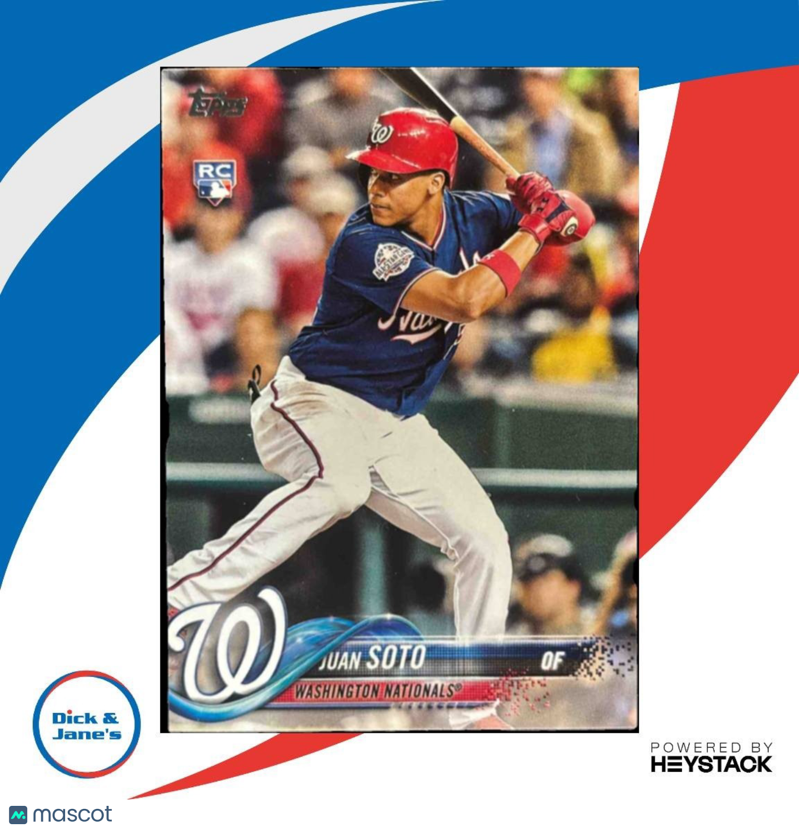 2018 Topps Update Juan Soto #US300a RC All-Star Washington Nationals
