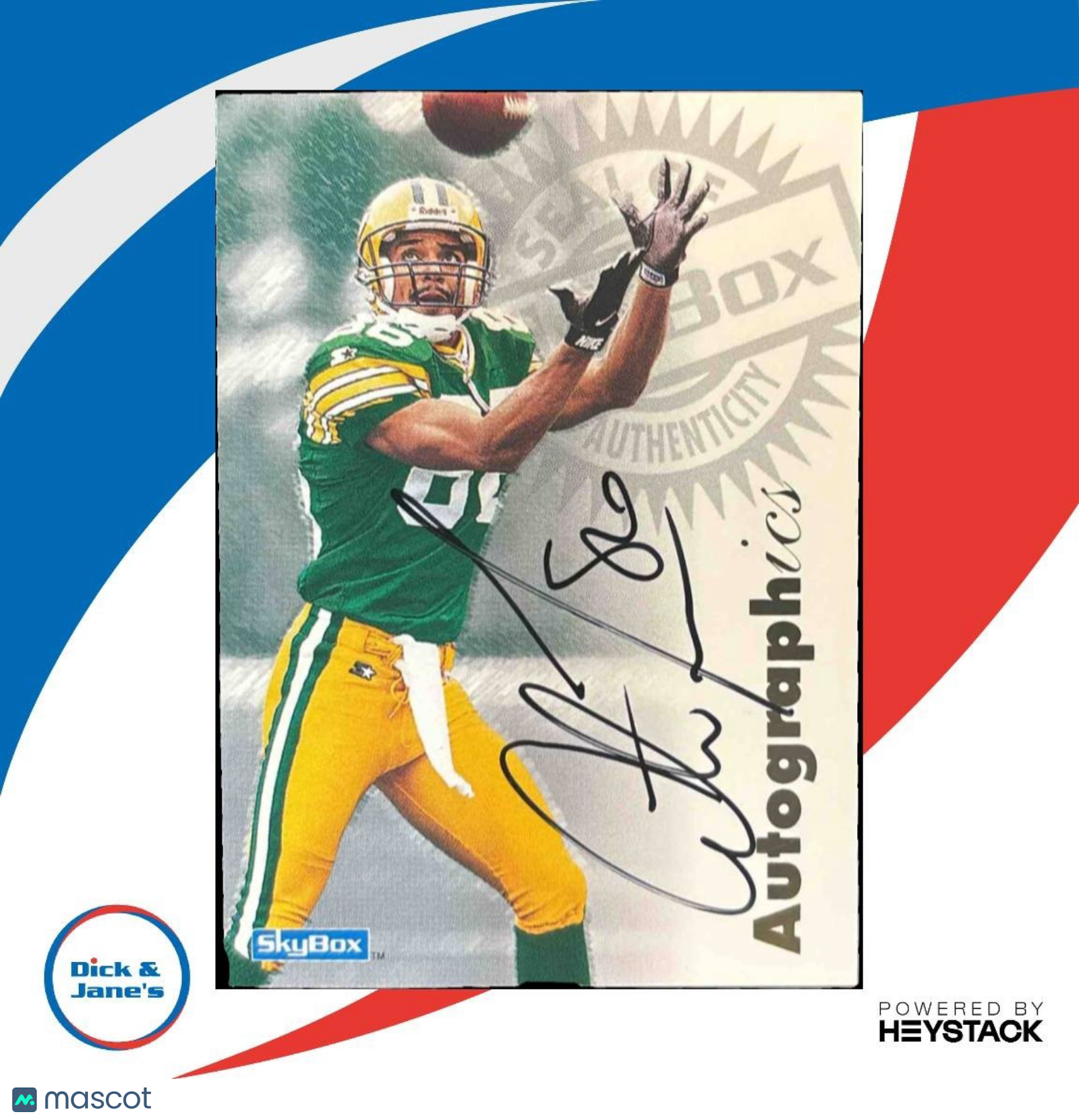 1997 Skybox Premium Antonio Freeman Autographics #NNO Auto Green Bay Packers