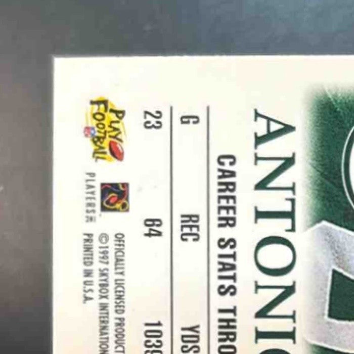 1997 Skybox Premium Antonio Freeman Autographics #NNO Auto Green Bay Packers