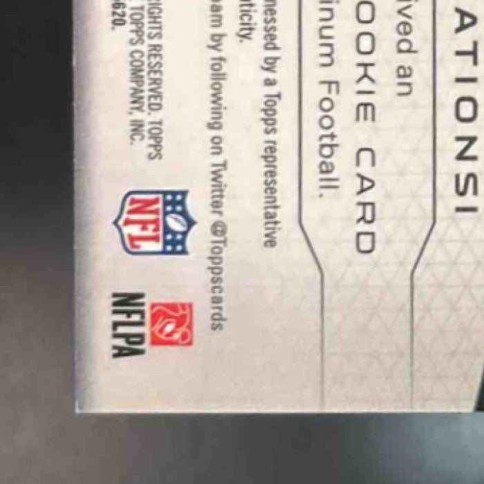 2015 Topps Platinum P.J. Williams Auto Rookies Refractor RC New Orleans Saints