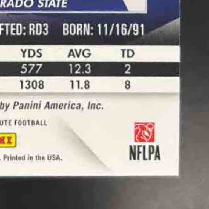 2014 Panini Absolute Crockett Gillmore Spectrum Silver AUTO /99 #189 RC Ravens