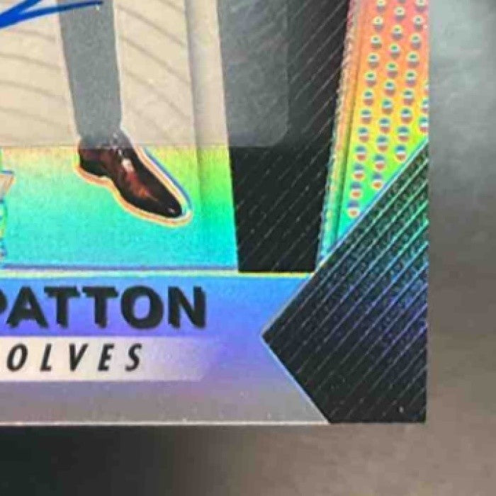 2017-18 Panini Prizm Justin Patton Auto Silver #85 RC Minnesota Timberwolves