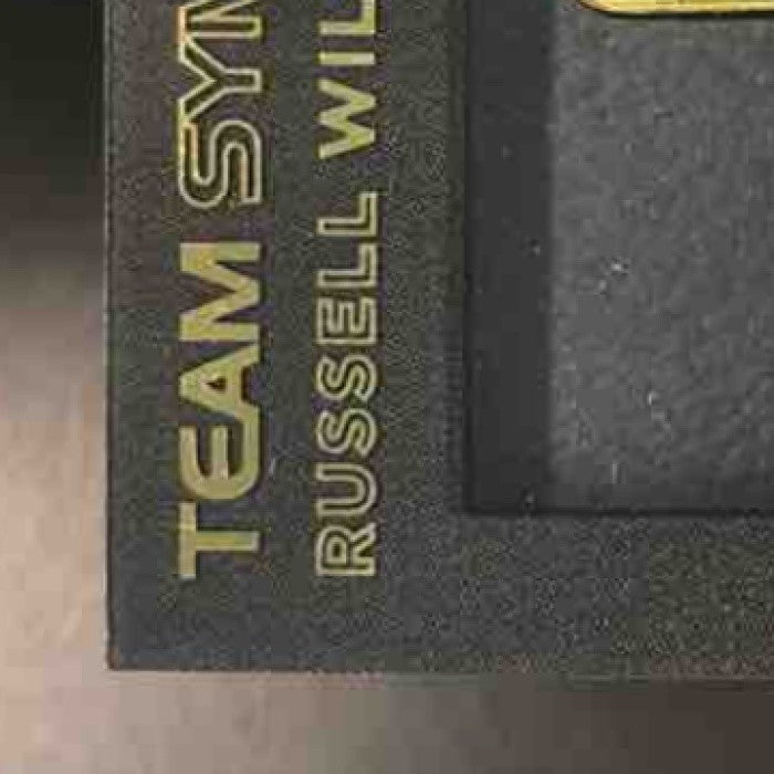 2015 Panini Black Gold Russell Wilson Team Symbols /149 #TMS-53 Seattle Seahawks