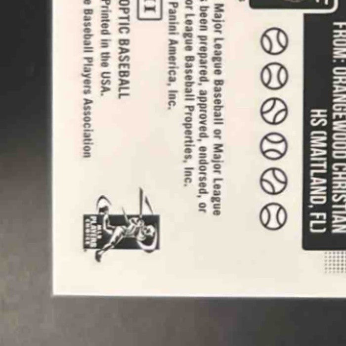 2018 Donruss Optic Tomas Nido Signatures Orange /99 Auto RC New York Mets