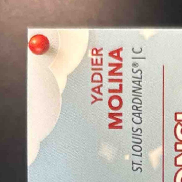 2020 Topps Holiday Yadier Molina Relics #WHR-YM MEM St. Louis Cardinals
