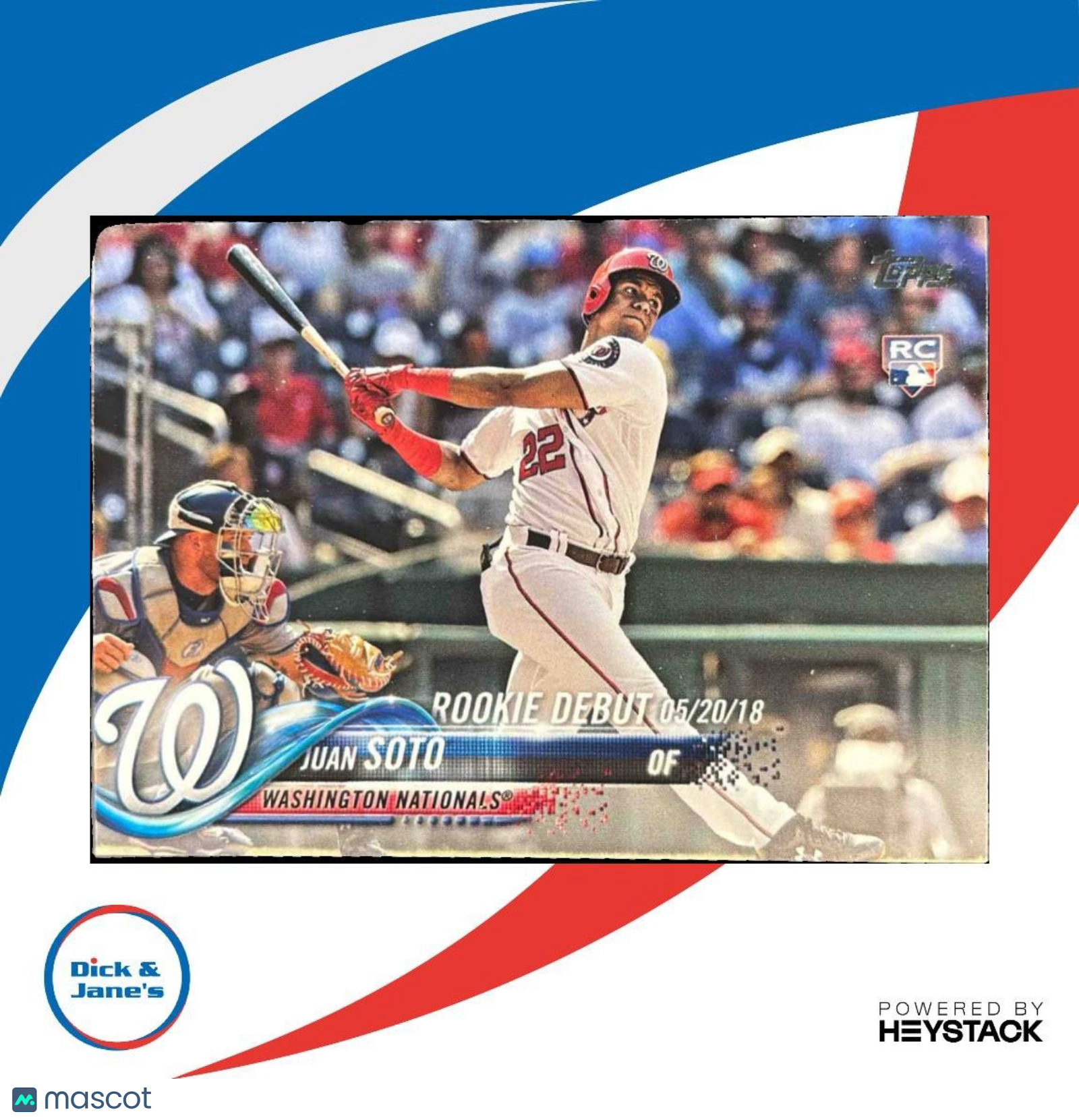 2018 Topps Update Juan Soto #US104 RC Washington Nationals