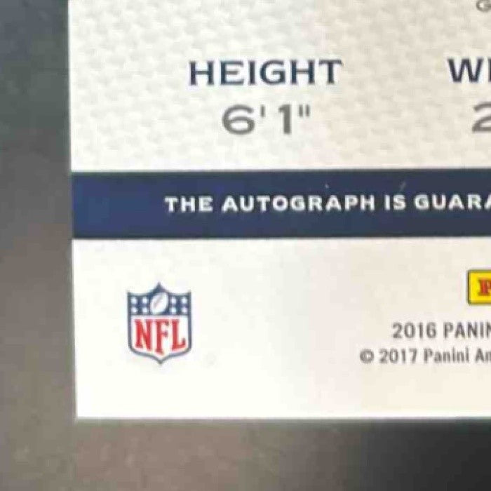 2016 Panini Limited Malcolm Mitchell Ruby /10 #194 RC Auto New England Patriots