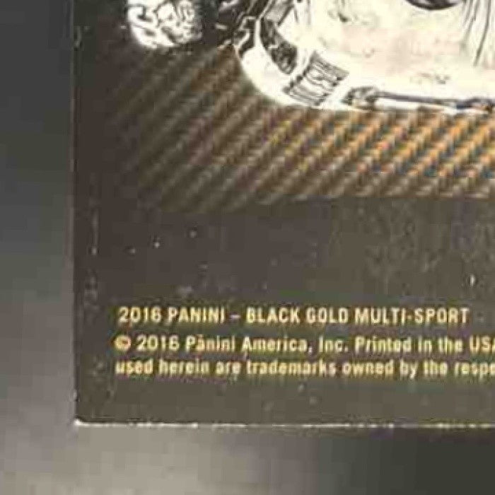 2016 Panini Black Gold Collegiate Josh Doctson Team Symbols /199 RC Horned Frogs