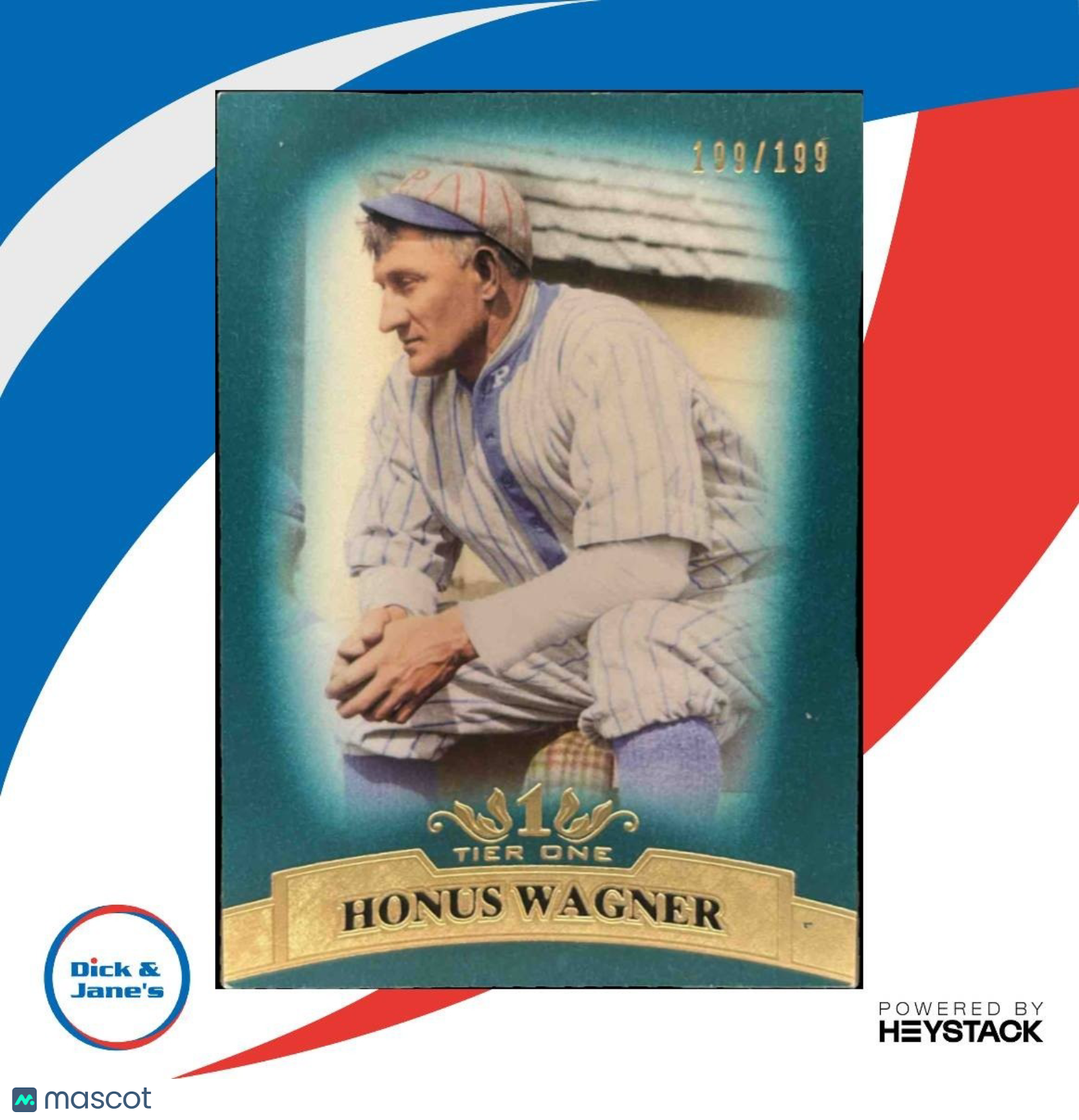 2011 Topps Tier One Honus Wagner Blue 109/199 #99 Pittsburgh Pirates