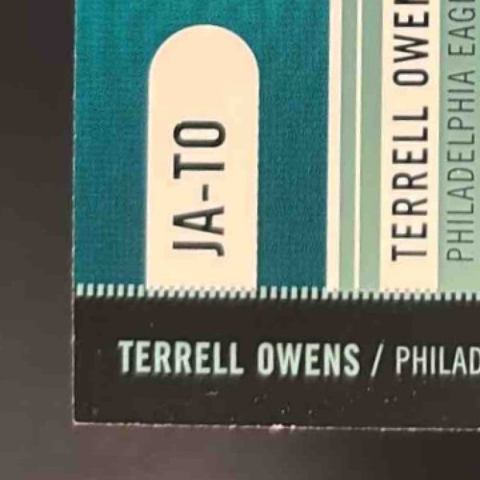 2004 Fleer Authentix Terrell Owens Jersey General Admission /145 Eagles