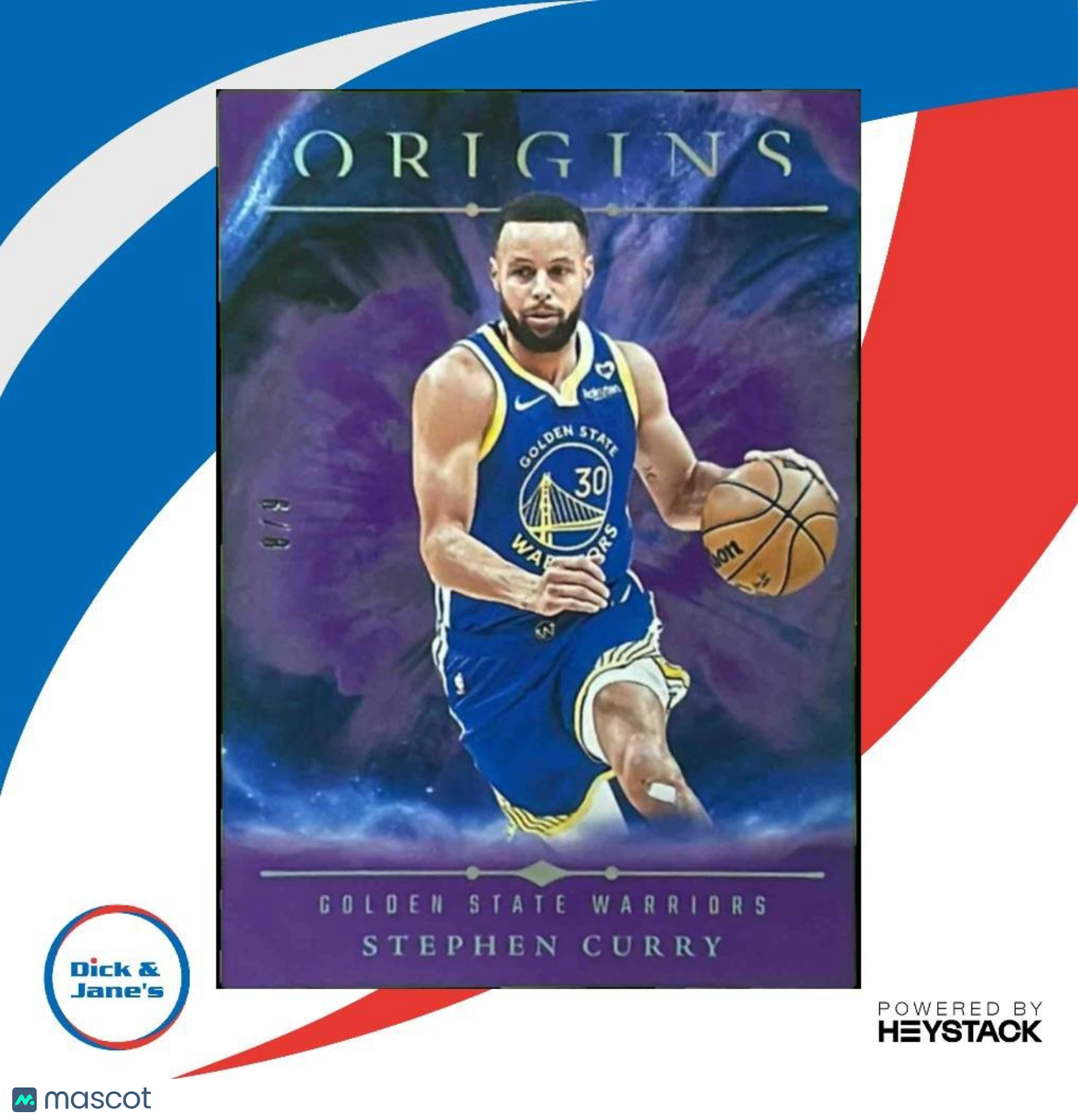 2024-25 Panini Origins Stephen Curry Amethyst 6/8 #54 Golden State Warriors