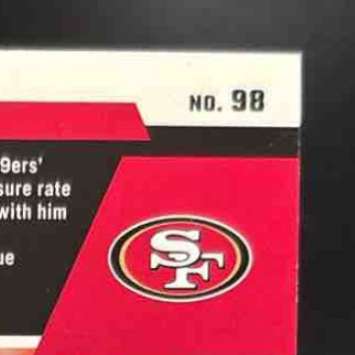 2022 Panini Zenith Nick Bosa Auto Red Zone #98 San Francisco 49ers