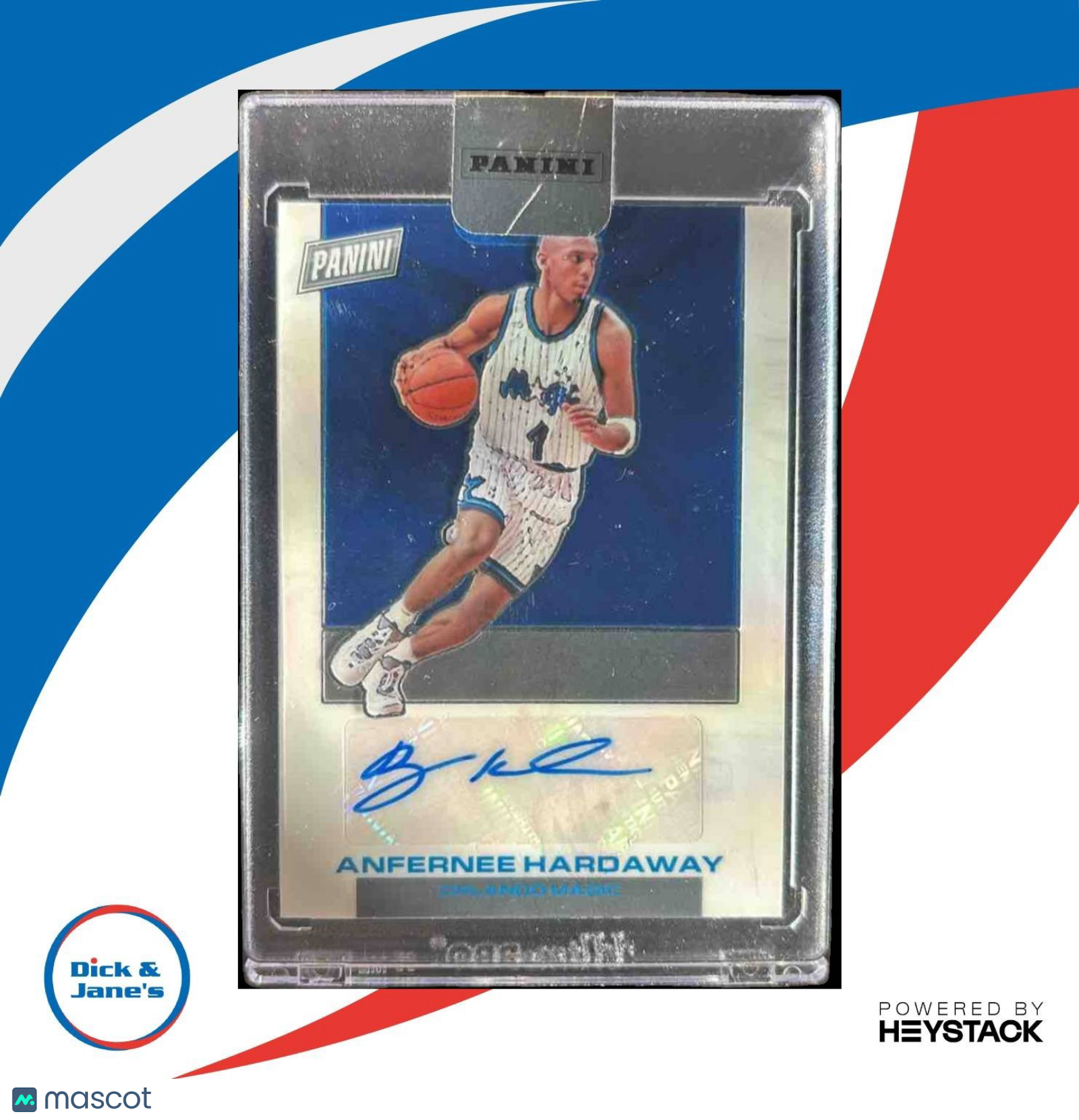2023-24 Panini Player of the Day Anfernee Hardaway Auto /20 #AH Orlando Magic