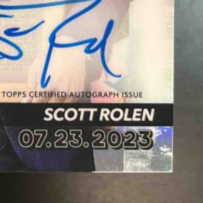 2024 Topps Finest Scott Rolen Moments Auto #FMA-SR St. Louis Cardinals