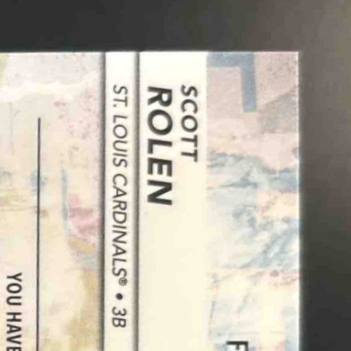 2024 Topps Finest Scott Rolen Moments Auto #FMA-SR St. Louis Cardinals