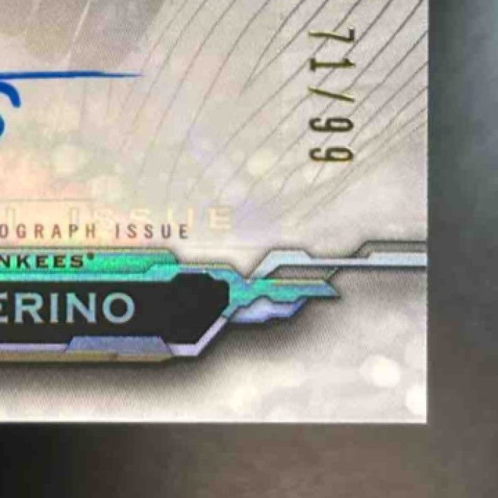 2019 Topps Triple Threads Luis Severino Auto Jumbo Relics /99 MEM Yankees