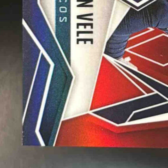 2025 Panini Phoenix Devaughn Vele Red /99 #14 Denver Broncos