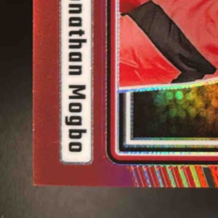 2024-25 Donruss Optic Jonathan Mogbo Red Prizm /99 #297 RC Toronto Raptors