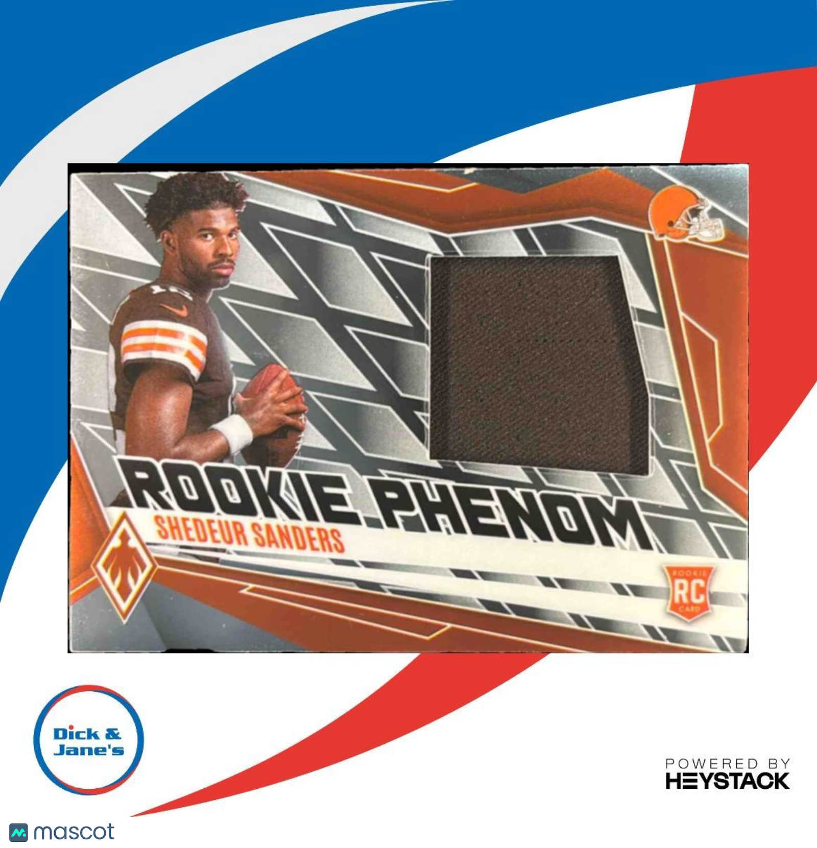 2025 Panini Phoenix Shedeur Sanders Rookie Phenom Jersey /299 #32 MEM RC Browns