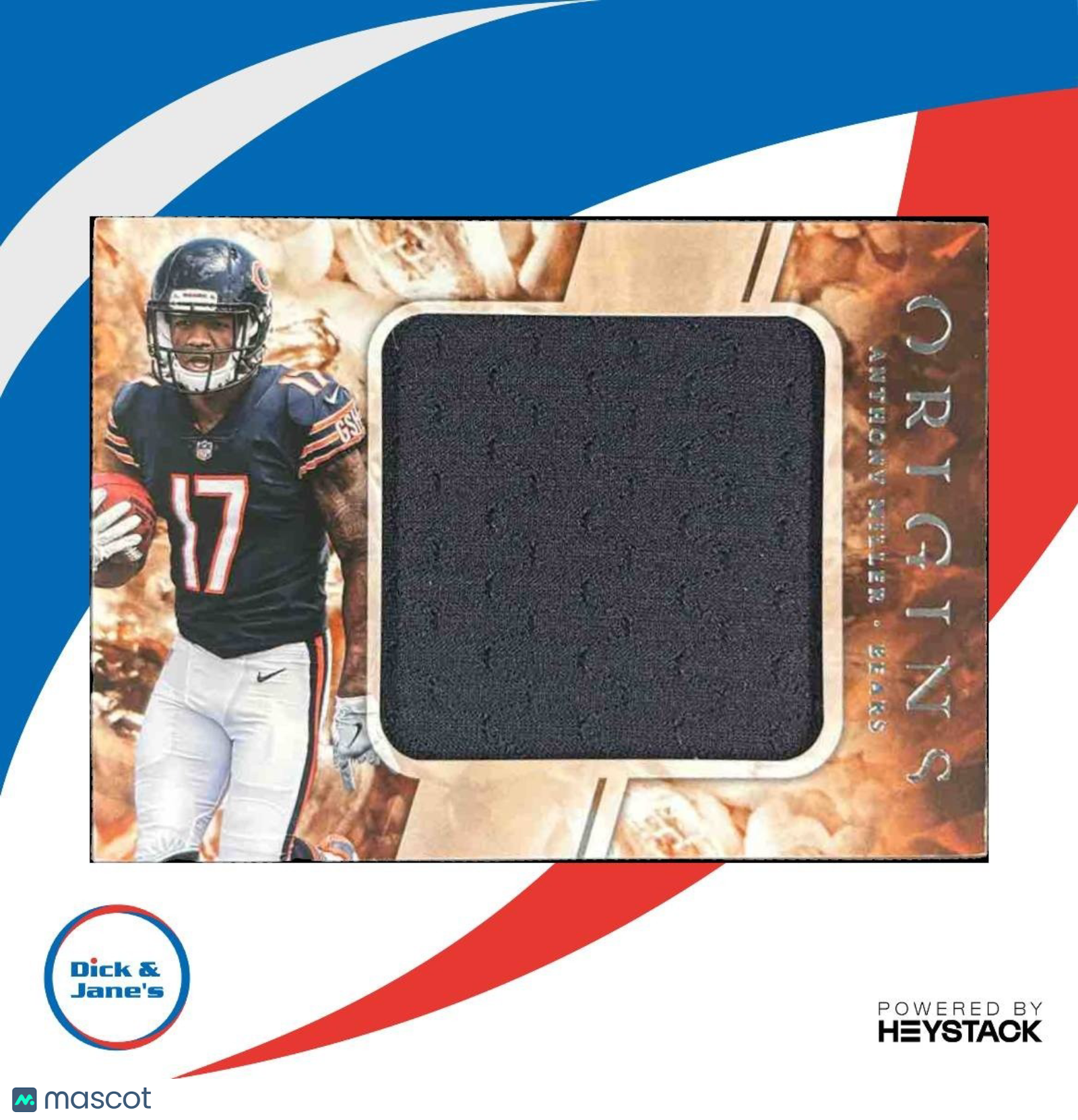 2018 Panini Origins Anthony Miller Rookie Jumbo Jerseys RC Chicago Bears