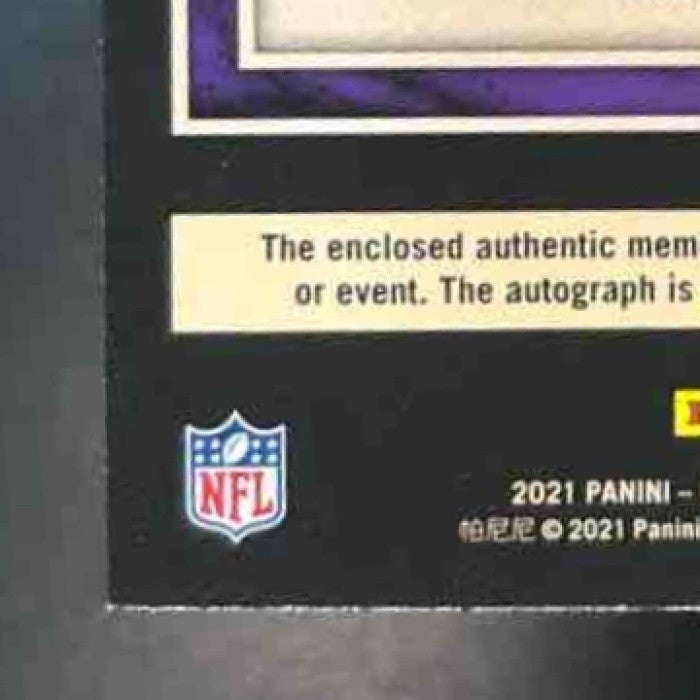 2021 Gold Standard Ihmir Smith-Marsette Patch Auto /149 MEM RC Minnesota Vikings
