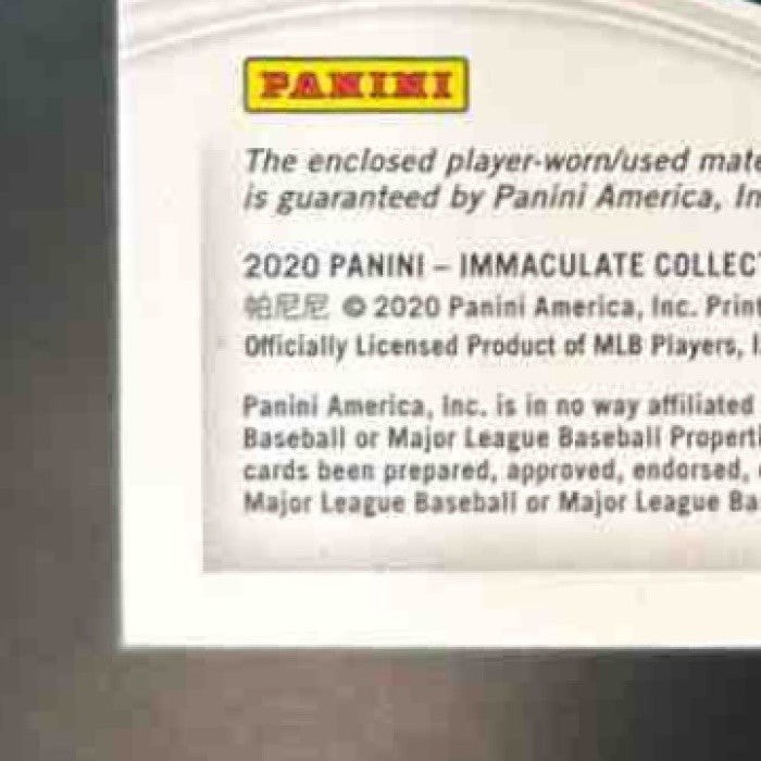 2020 Immaculate Collection Ramon Laureano /49 #99 MEM Oakland Athletics