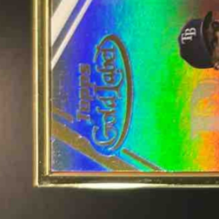 2021 Topps Gold Label Luis Patino Framed Auto RC Tampa Bay Rays