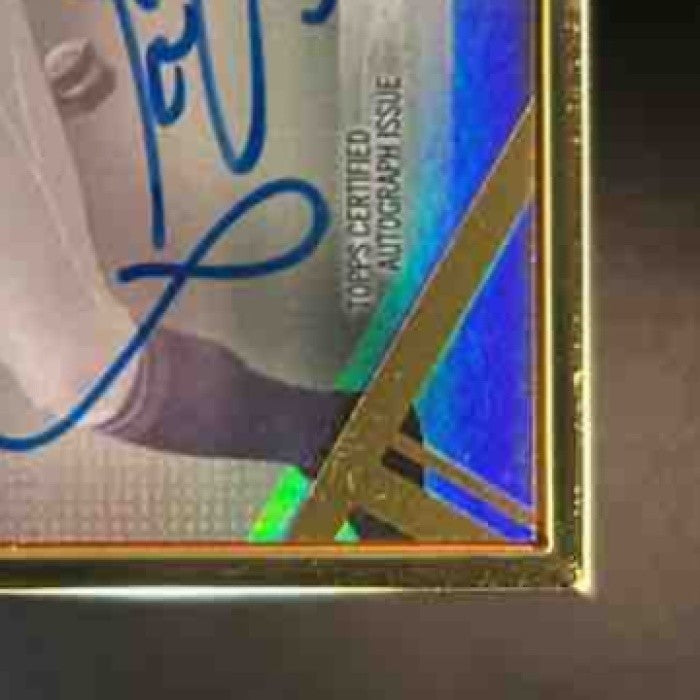 2021 Topps Gold Label Luis Patino Framed Auto RC Tampa Bay Rays