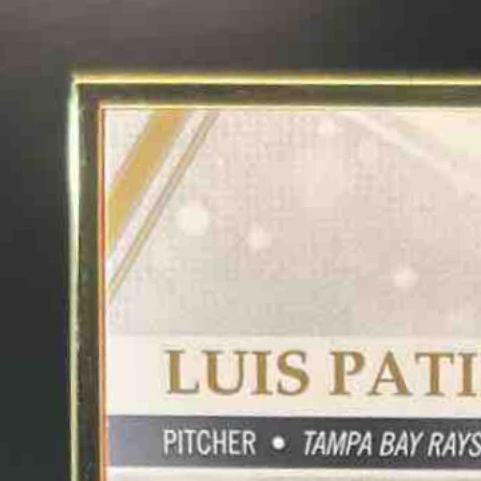 2021 Topps Gold Label Luis Patino Framed Auto RC Tampa Bay Rays