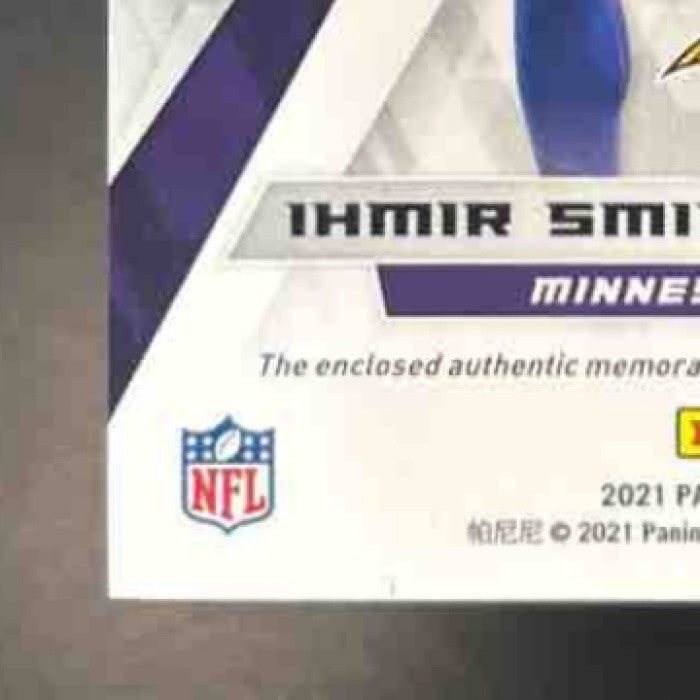 2021 Panini XR Ihmir Smith-Marsette Rookie Tri Patch /75 RC Minnesota Vikings