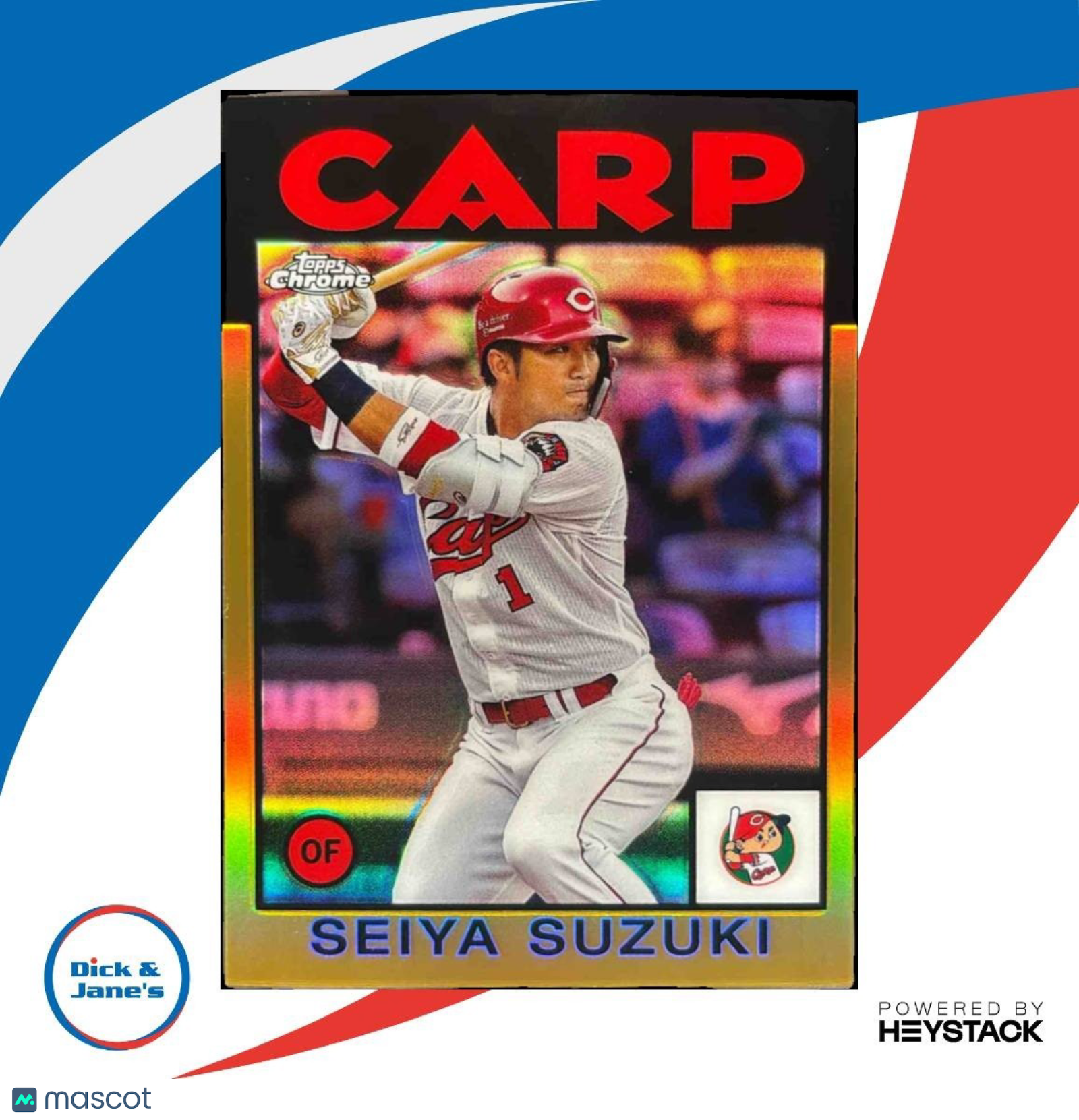 2021 Topps Chrome NPB Seiya Suzuki GOLD /50 1986 Baseball #86-SS