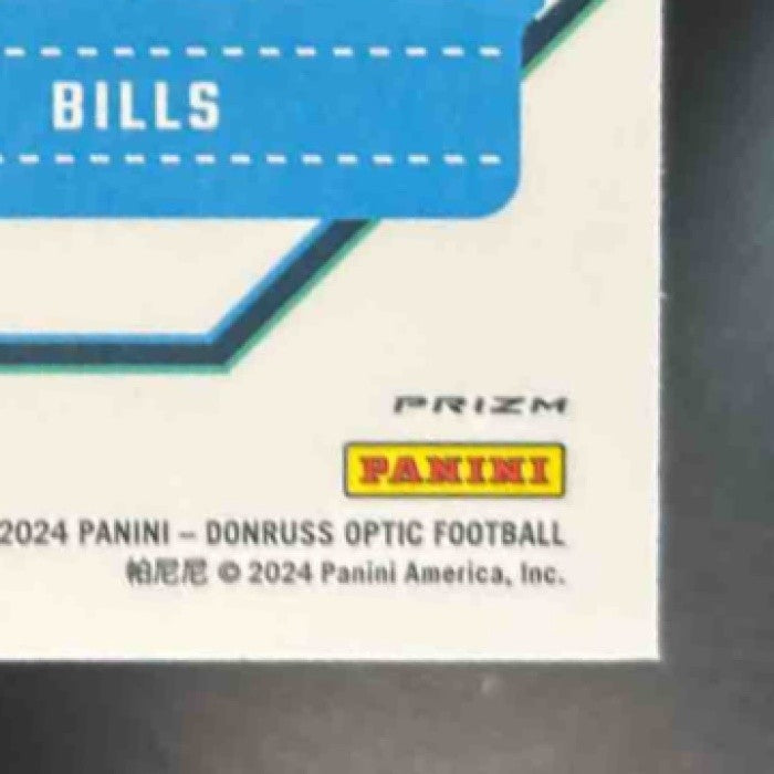2024 Panini Donruss Optic Keon Coleman Purple Shock #263 Buffalo Bills