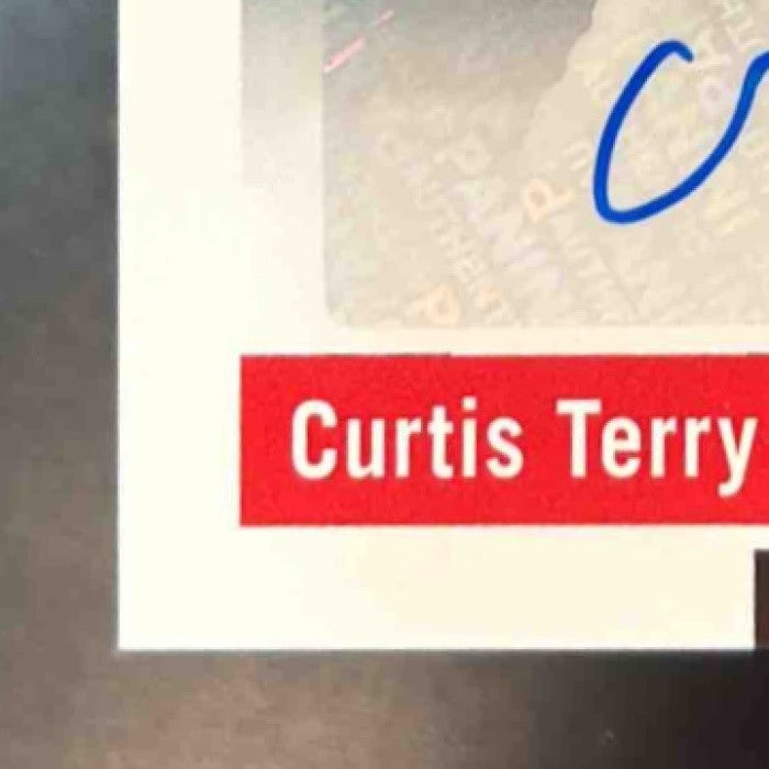 2022 Panini Donruss Curtis Terry Retro 1988 Signatures Auto RC Texas Rangers