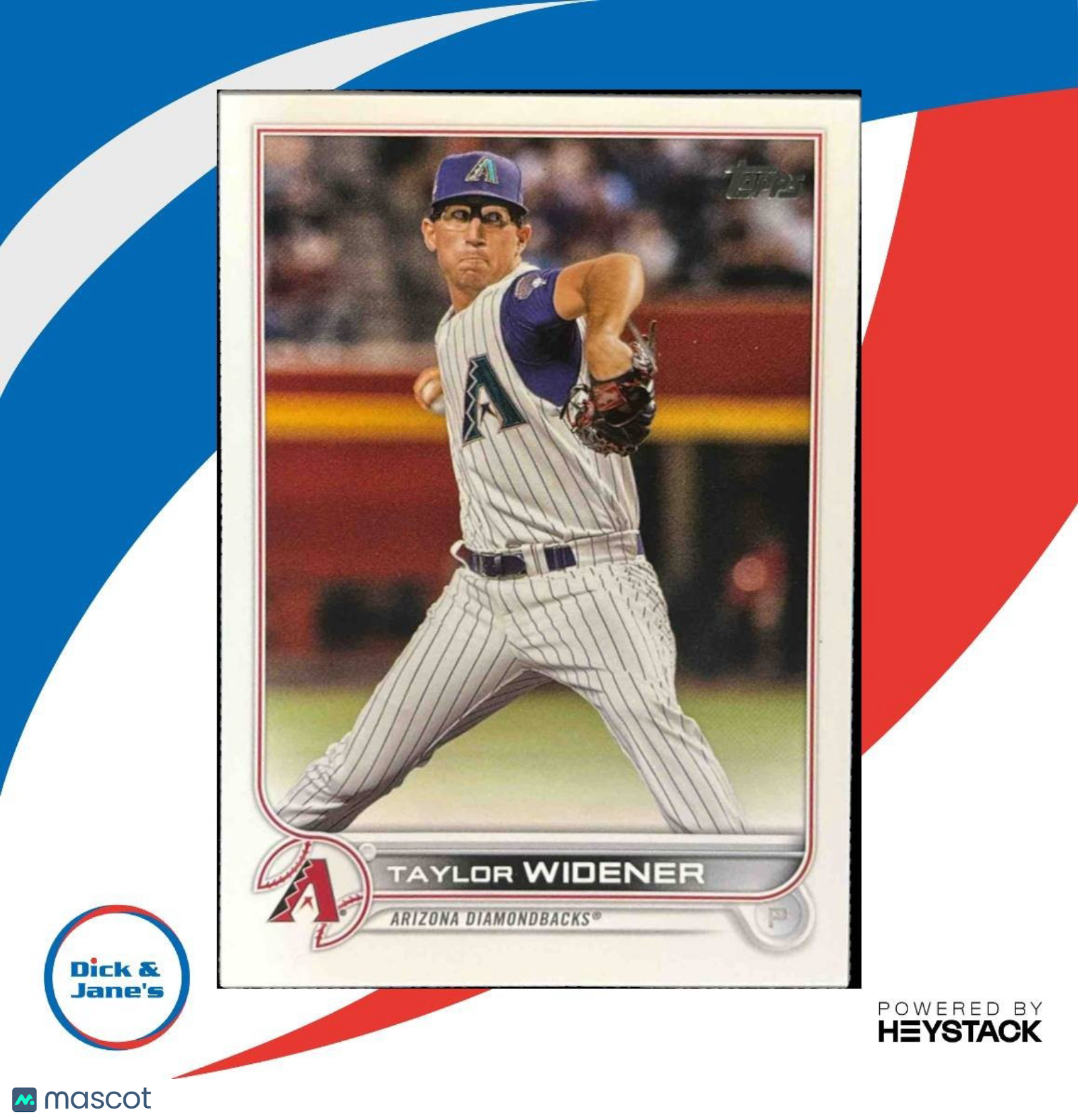 2022 Topps Taylor Widener Advanced Stat /300 #374 Arizona Diamondbacks
