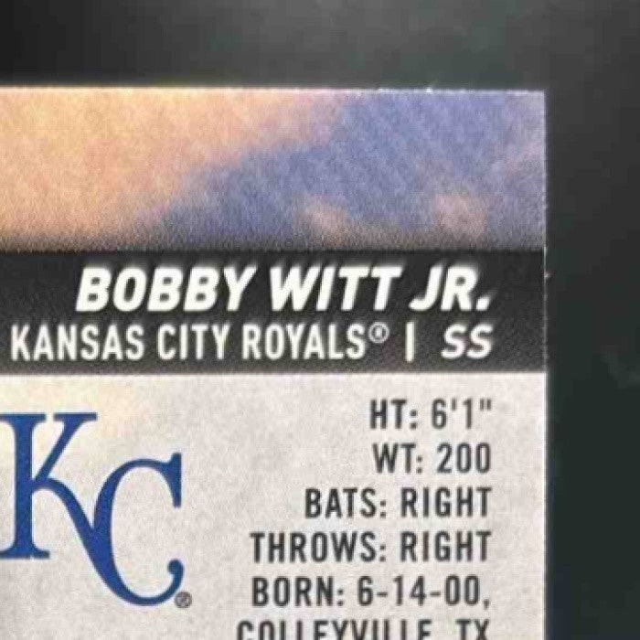 2025 Topps Stadium Club Bobby Witt Jr. #6 Kansas City Royals