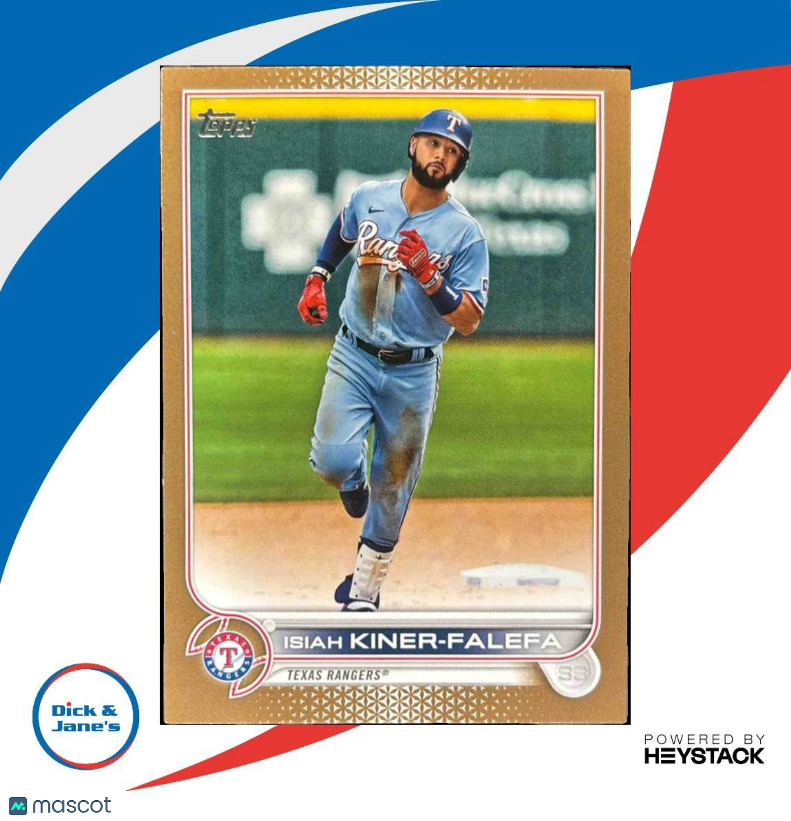 2022 Topps Isiah Kiner-Falefa Gold /2022 #93 Texas Rangers