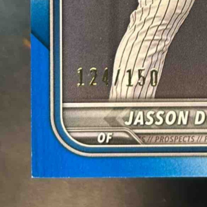 2022 Bowman Jasson Dominguez Prospects Blue /150 #BP-98 New York Yankees