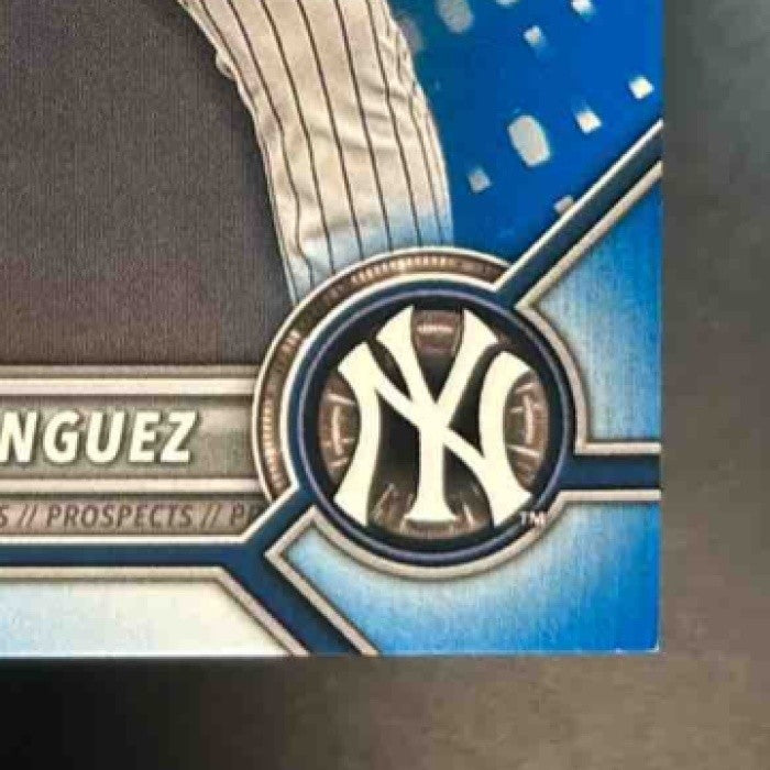 2022 Bowman Jasson Dominguez Prospects Blue /150 #BP-98 New York Yankees
