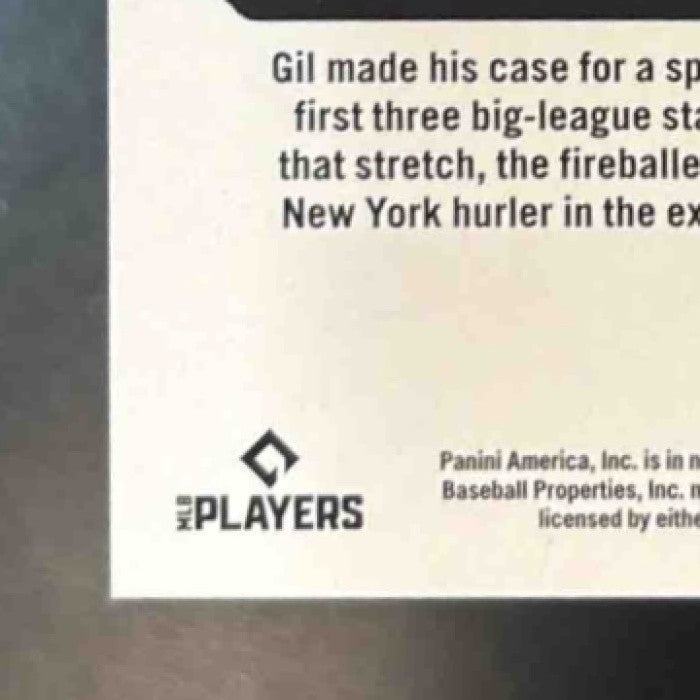 2022 Donruss Luis Gil Presidential Collection /46 #44 RC New York Yankees